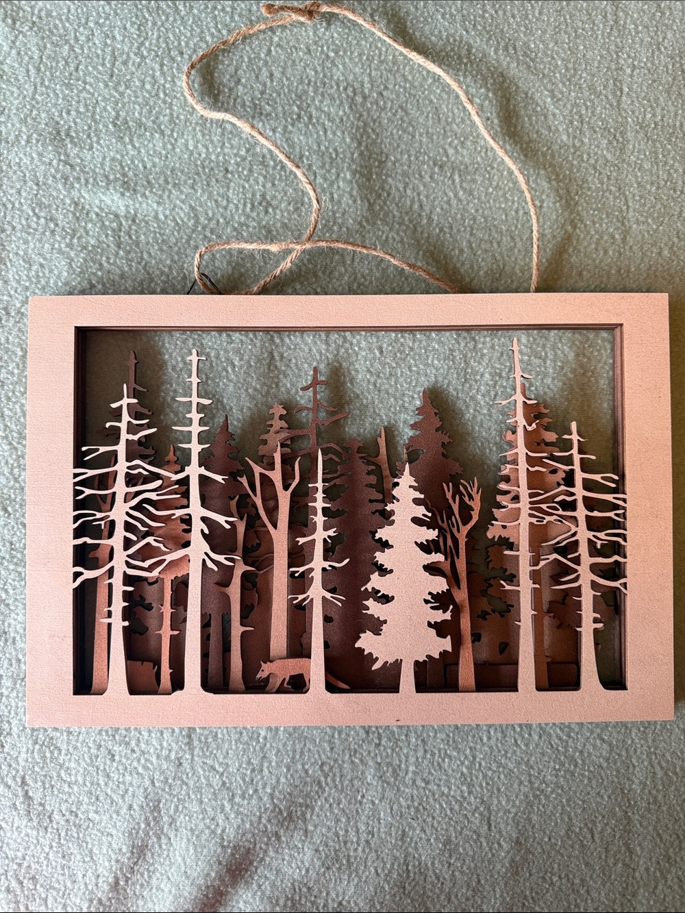 Layered Woodland Wall Hanging